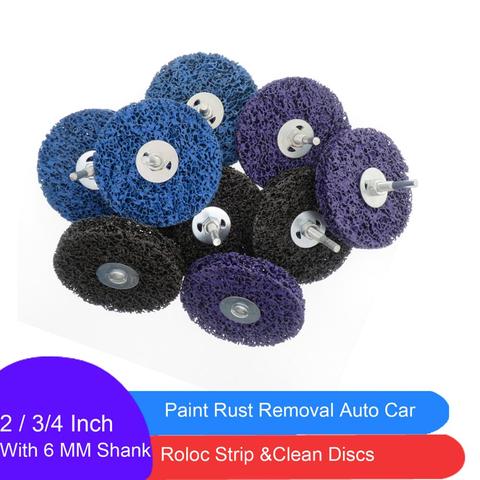 5 PCS 2-4 Inch Strip Discs Clean Poly Strip Wheel Disc Abrasive Angle Grinders Tool For Rust Paint Flaking Materials Removal ► Photo 1/6