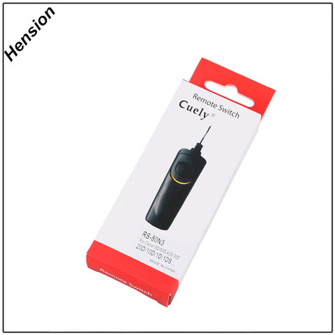 RS-80N3 Remote Control Cord Shutter Release for Canon EOS 5D Mark II 5D 6D 7D 10D 20D 30D 40D 50D 1D 1DS 5D Mark III ► Photo 1/6