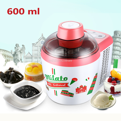 600ml Household Full Automatic Fruit Ice Cream Machine Home Ice Cream Maker Yoghurt Dessert Maker 220V ► Photo 1/6