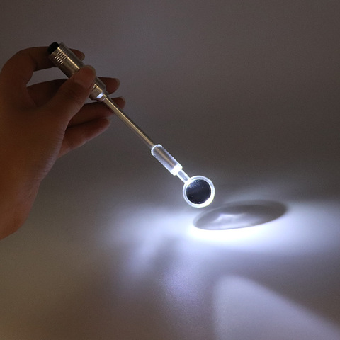 1pc Reusable Oral Health Care Bright Durable Dental Mouth Mirror with LED Light Oral Hygiene Care Tool ► Photo 1/6