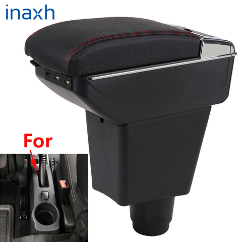 For Renault Logan Armrest LOGAN Retrofit parts dedicated Car Armrest box Center Storage box car accessories Interior with 3USB ► Photo 1/6