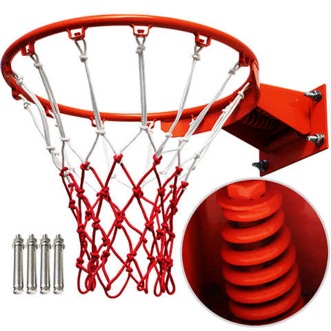 45cm/35cm Athlete Basketball Match Game Ball Ring Hoop Rim Stand Backboard Basket for Adults Kids Full Solid Metal Spring GYM ► Photo 1/6