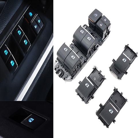 Lighted LED Power Single Window Switch Set for Toyota RAV4 RAV 4 2022 Left Driving Backlight ► Photo 1/4