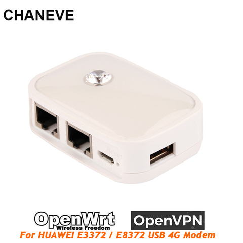 CHANEVE 300Mbps Portable Mini Wifi OpenVPN LAN Network Router Wifi Wireless Router Support E3372H 4G USB Modem ► Photo 1/6