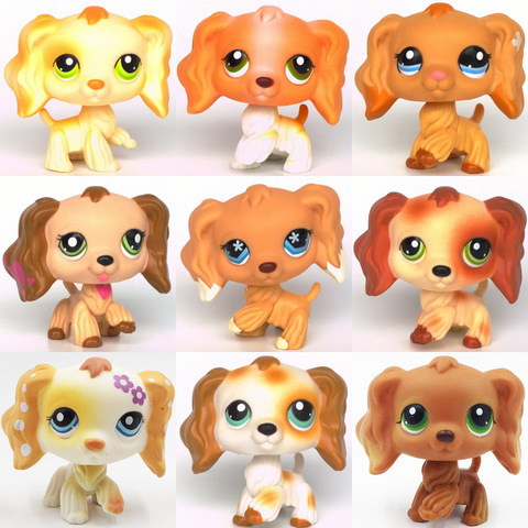 LPS CAT Rare pet shop toys spaniel dogs #748 #960 #672 #575 old original kids toys girls' collection animals figures ► Photo 1/4