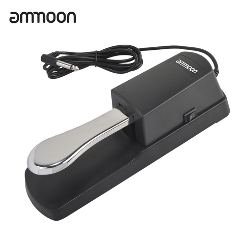 Hot sale ammoon Piano Keyboard Sustain Damper Pedal for Casio Roland Electric Piano Electronic Organ ► Photo 1/6