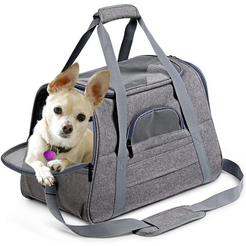 Soft Pet Carriers Portable Breathable Foldable Bag Cat Dog Carrier