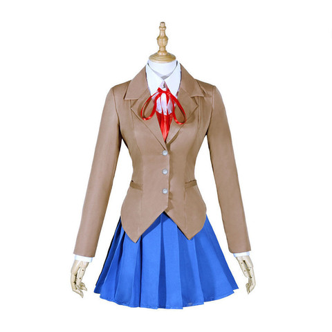 Game Doki Doki Literature Club Monika Cosplay Sayori Yuri Natsuki Cosplay Costume School Uniform Girl Women Costumes ► Photo 1/3