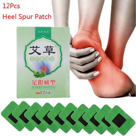 12pcs/bag Herbal Bone Spurs Achilles Tendonitis Patch Foot Care Treatment Patches Heel Pain Plaster Pain Relief Patch ► Photo 1/6