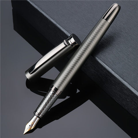 1PC High Quality Fountain Pen Luxury Business Writing Signing Calligraphy Ink Nib Pens Gift Box Office Stationary Supplies 03924 ► Photo 1/6