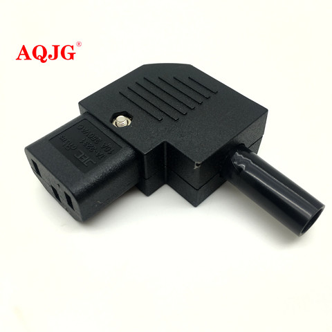 IEC C13 Right Angle Rewirable Horizontal Connector 125V-250V C13 90 Degree Plug ► Photo 1/3