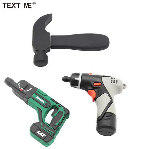 TEXT ME cartoon  Hammer electric drill model 100% real capacity  usb 2.0 4GB 8GB 16GB 32GB 64GB pendrive cool gift ► Photo 1/5