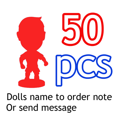 Wholesale 20PCS&50PCS/SET 6.5cm Height Dolls 2.5inch Resin Figurine ► Photo 1/5