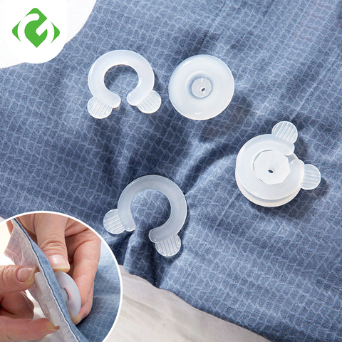 4Pcs/Set Comforter Grippers Bed Duvet Donuts Quilt Covers Sheet Holders Gripper Blankets Sheet Accessories Fastener Clips Clamp ► Photo 1/6