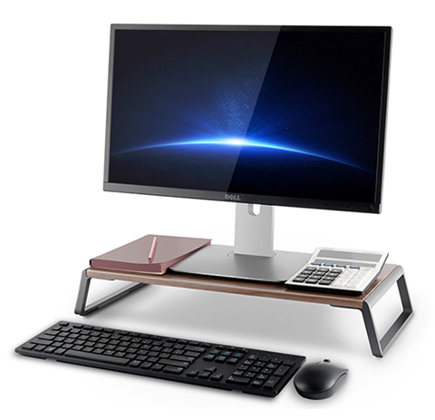 Hyvarwey ID-20 Aluminum Alloy Desk Monitor/Notebook/Laptop Stand Space Bar anti-slip Desk Riser Loading 12kgs ► Photo 1/6