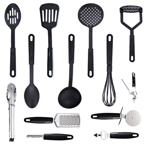 7/13PC Heat Resistant Nylon Cookware Set Nonstick Cooking Tools Kitchen &  Baking Tool Kit Utensils Spoon Turner Accessories - Price history & Review, AliExpress Seller - VEICA Official Store