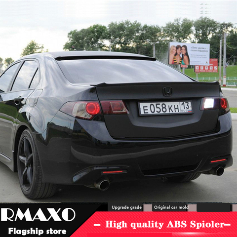 For HONDA Accord  Spoiler 2008-2013 Accord High Quality  ABS Material Car Rear Wing Primer Color Rear Spoiler ► Photo 1/6