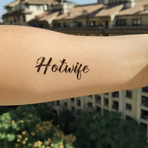 Hotwife - Cuckold Temporary Tattoo Fetish for Hotwife cuckold ► Photo 1/5