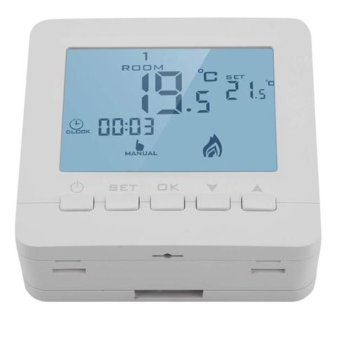 Hysen Wired Digital Room Thermostat for Gas Boiler Heating Thermostat 3A Programmable Boiler Thermoregulator Battery Powered ► Photo 1/6