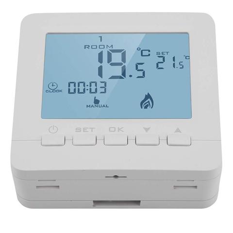 Hysen Wired Digital Room Thermostat for Gas Boiler Heating Thermostat 3A Programmable Boiler Thermoregulator Battery Powered ► Photo 1/6