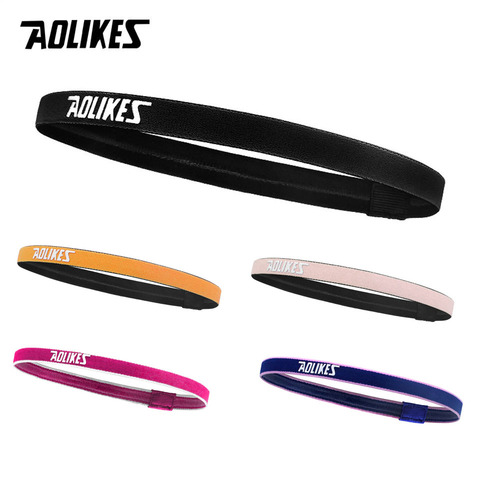 Sports Headband Men&Women Head Sweat Band Running Football Tennis Headscarf Silicone Anti-slip Elastic Sweatband Yoga HairBand ► Photo 1/6