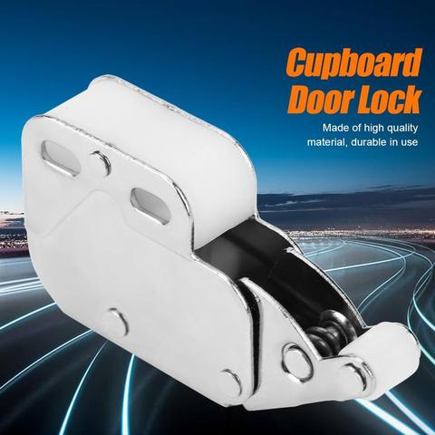 10Pcs Bounce Latch Lock Anti-Theft Touch Catch Locks for Cupboard Door Furniture Mini Push Cabinet Kitchen spring clip lock ► Photo 1/5