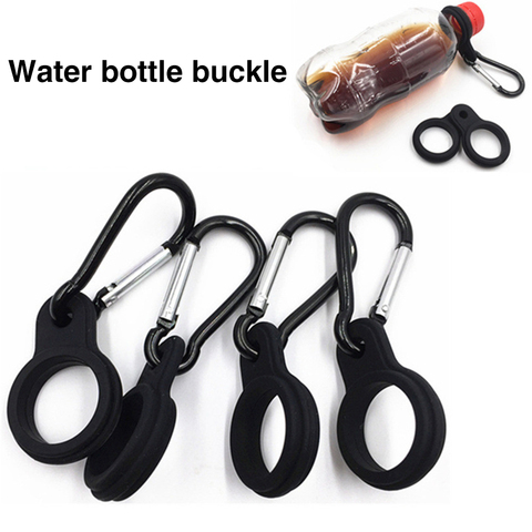 Portable Water Bottle Hanging Buckle Chain Hook Holder Lock Clip Outdoor Camping