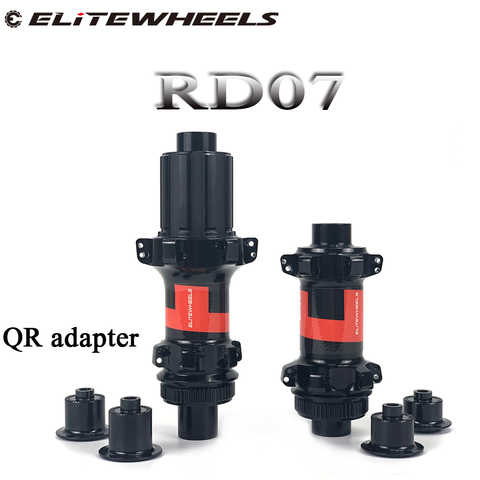 ELITE RD07 Center Lock Or 6-bolt Lock Hub Front 12x100mm Rear 12x142mm 24-24 Holes For Road Disc Bike Wheels Cyclocross Cycling ► Photo 1/6