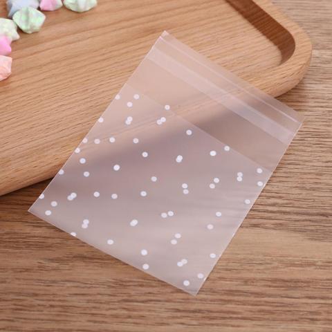 100PCs Transparent Dot Bags Small Ziplock Food Packaging Bags Clear Fresh-keeping Dustproof Reclosable Candy Cookie DIY Storage ► Photo 1/6