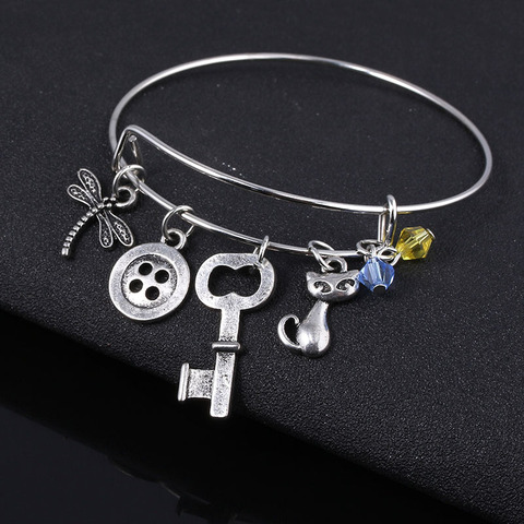 SG Horror Coraline Bracelet Button Key Cat Charms Bangle Nightmare Before  Christmas Pulsera Women Girl Cosplay Jewelry Gift - Price history & Review, AliExpress Seller - SG-SONGCHANGJEWELRY Store