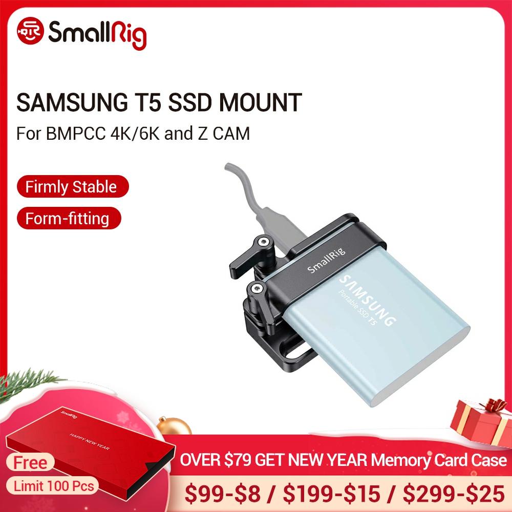 SmallRig Mount for Samsung T5 SSD Card Holder Mount Compatible With SmallRig Cage for BMPCC 4K 6K 2203- 2245 ► Photo 1/6