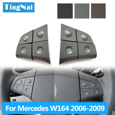 Car Multi-function Steering Wheel Buttons Kit Phone Control Keys For Benz W164 ML GL300/350/400/450 2006-2009 ► Photo 1/6