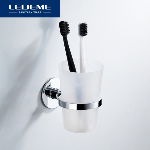 Ledeme Toothbrush Tooth Cup, Bathroom Cup Dispenser Wall Mount