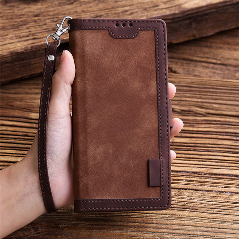 Matte Leather Case For Redmi Note 8 7 9 Pro 9A 8T 9S 9C Flip Case Cover Book For Xiaomi Poco X3 NFC Mi 9T 10T Note 10 Pro 9 Lite ► Photo 1/6