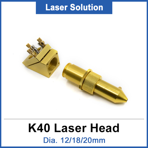 CO2 Laser Head 12/18/20mm Laser Engraver for 2030 4060 K40 Laser Engraving Cutting Machine ► Photo 1/6