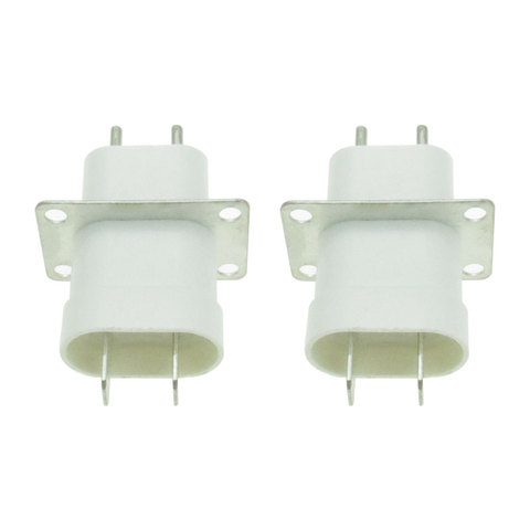 2Pcs Electronic Microwave Oven Magnetron Plug 4 Filament Pin Sockets Converter Home Microwave Oven Spare Parts ► Photo 1/6