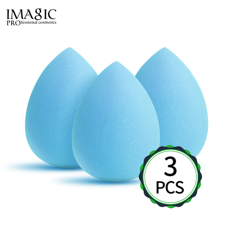 IMAGIC Makeup Sponge 3Pcs Cosmetic Puff Cotton pad For Foundation Concealer Cream Beauty Make Up Soft Water Sponge Set ► Photo 1/6