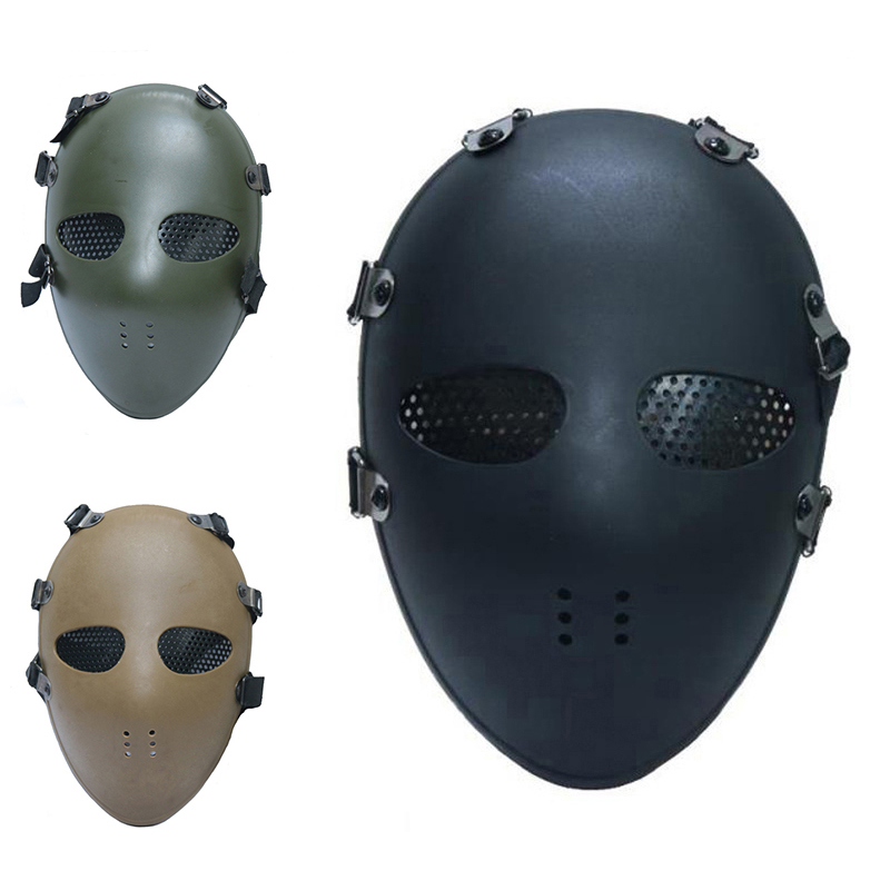 Paintball Airsoft Mask Full Face Protection Helmet Gear for BB Hunting CS Game 