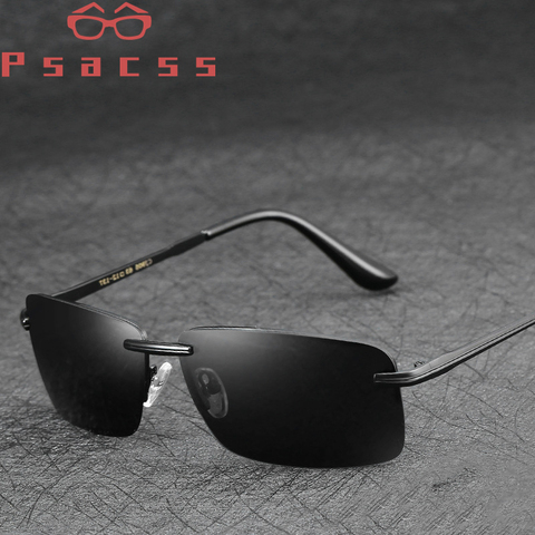 Psacss NEW Square Polarized Sunglasses Men Women Alloy Frame Vintage Brand Designer Sun Glasses For Driving Fishing Shades UV400 ► Photo 1/6