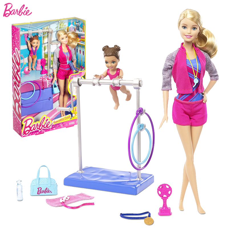 Onverschilligheid Impasse leerling Original Barbie Gymnastics Coach Doll Barbie Girl Toys Gift Box Set Best  Gift For Birthday Christmas Juguetes DKJ21 - Price history & Review |  AliExpress Seller - ChiYou Toy Store | Alitools.io