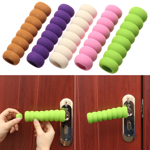 2Pcs Soft Foam Door Handle Protector Cover Doorknob Guard Protector Anti-collision Door Stopper Safety Baby Children Protection ► Photo 1/6