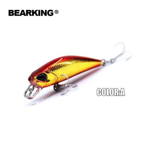 Bearking Fishing tackle Hot model 5pcs/lot fishing lures, 10 colors for choose,minnow 42mm 2.8g, sinking  0.3-0.6m,free shipping ► Photo 1/6