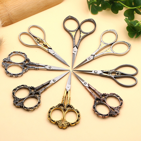 Retro Scissors Antique Thread Cutter Vintage Scissors Embroidery Cross Stitch Sewing Stainless Steel Scissors Tailor Scissors ► Photo 1/6