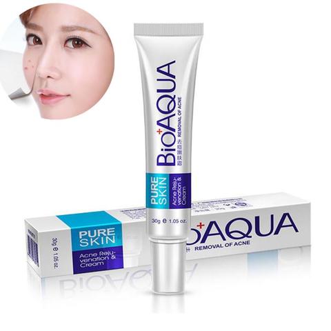 Bioaqua Acne Treatment Blackhead Remova Anti Acne Cream Oil Control Shrink Pores Acne Scar Remove Face Care Whitening ► Photo 1/6