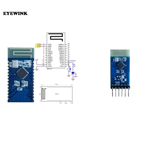 JDY-33 dual mode Bluetooth SPP Bluetooth SPP-C compatible with HC-05/06 slave Bluetooth 3.0 ► Photo 1/3