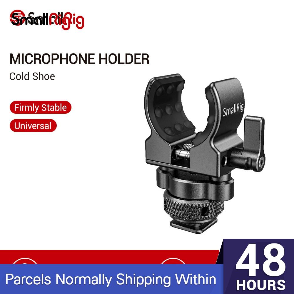 SmallRig DSLR Camera Cage Microphone Holder (Cold Shoe) With 19-25mm Diameter Microphone Shock Clamp Holder - 2352 ► Photo 1/6