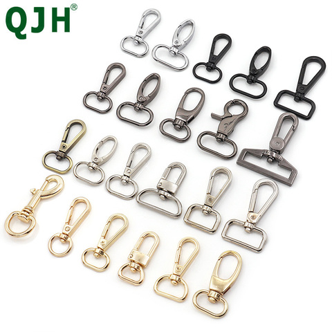 2pcs 14/20/25 /30mm Metal Bags Strap Buckles Lobster Clasp Collar Carabiner Snap Hook DIY KeyChain Bag Part Accessories ► Photo 1/6