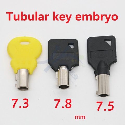 Tubular Key 7.3 7.5 7.8mm Blank Key Hollow plum key embryo ► Photo 1/5