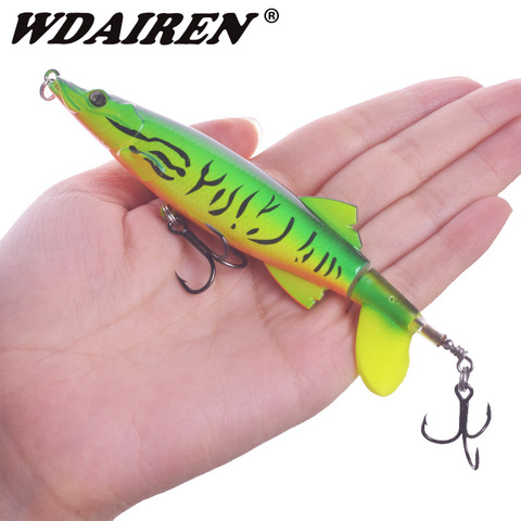 WDAIREN 13cm 16g With Propeller Topwater Fishing Lure Artificial Bait Hard  Plopper Soft Rotating Tail Fishing Tackle Geer - Price history & Review, AliExpress Seller - WDAIREN fishing gear Store