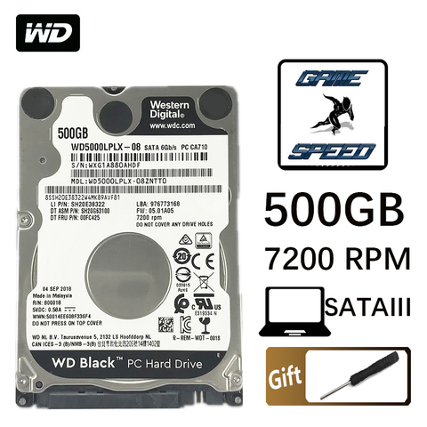 Price History Review On Wd Black 500g 2 5 Sata Iii Internal Hard Disk Drive 500gb Gaming Game Hdd Hd Harddisk 32m 7mm 70 Rpm For Notebook Laptop Aliexpress Seller